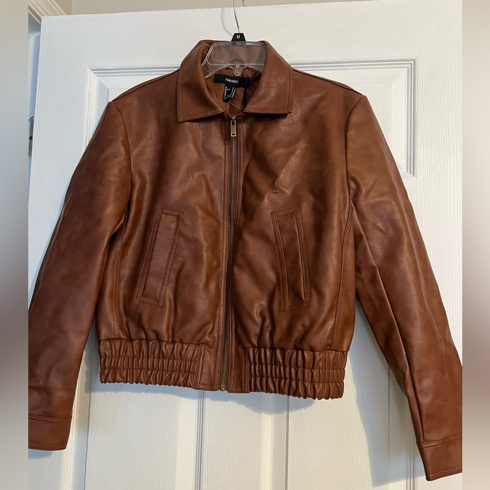 Faux Leather Jacket
